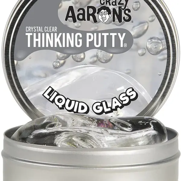 Crazy Aaron's Thinking Putty - Liquid Glass Crystal Clear